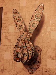 Rabbit 3D Puzzle Head CDR File