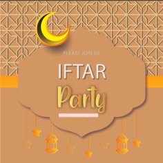 Ramadan Iftar Party Invitation Free Vector