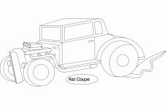 Rat Coupe Free DXF Vectors File