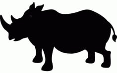 Rhino Silhouette DXF File