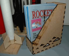 Rocket Magazine Storage 6mm MDF Laser Cut CDR File