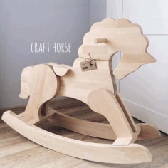 Rocking Horse Toy CDR Vectors File