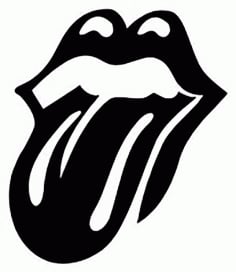 Rolling Stones Hot Lips Vectors DXF File