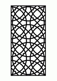 Room Divider And Grille Patterns Free Vector Dxf File DXF File