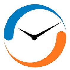 Round Wall Clock Face Template Vector File