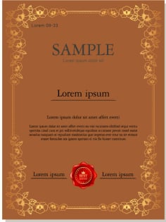 Royal Certificate Template Illustrator Vector Design File
