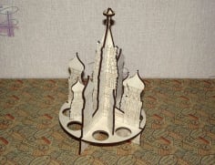 Russia Saint Basil Cathedral Laser Cut CDR File