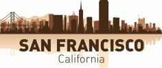 San Francisco Skyline Vector Art Free CDR Vectors File
