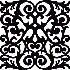 Seamless Damask Floral Pattern Free Vector File