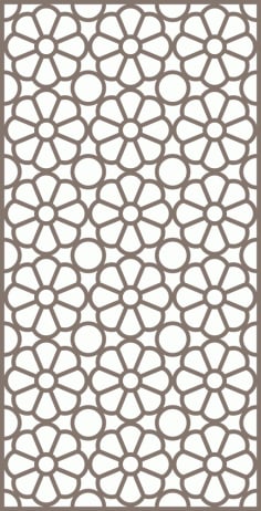 Seamless Flower Pattern Free Vector CDR File