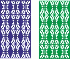 Seamless Lace Border Design Partition Screen Laser Cut CDR File