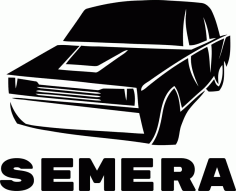 Semera Car Sticker CDR File