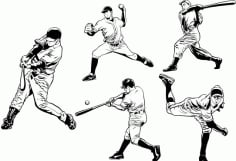 Set of Baseball Player CDR File