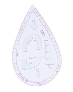 Sewing Ruler French curve Ruler Measuring Scale DXF File
