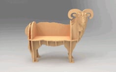 Sheep Table CNC Laser Cutting Free CDR Vectors File