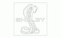 Shelby Logo Free Vector DXF File