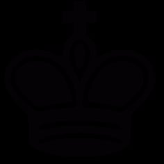 Silueta Crown Vector SVG File