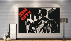 Sin City Poster Wall Decor CDR File