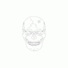 Skull Simple DXF File
