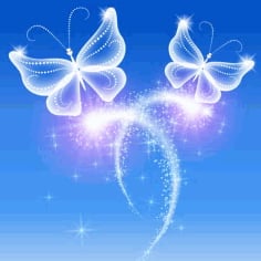 Sky Butterfly Free Vector
