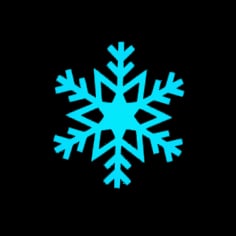 Sky Snowflake Vector SVG File
