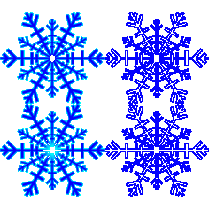 Snowflake Panel Set Vector SVG File
