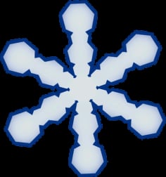 Snowflake Sketch Vector SVG File