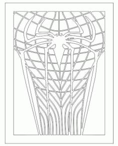 Spider Man 3D Led Illusion Vector CDR File