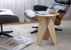 Table Stool CNC Laser Cut Free CDR File