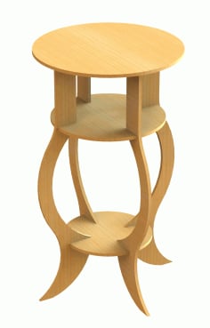 Table Stool Free DXF File
