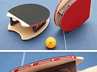 Table Tennis Set DXF File
