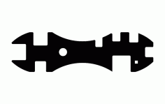 Tank Wrench Free DXF Vectors File