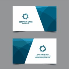 Template Business Card New Free Vector