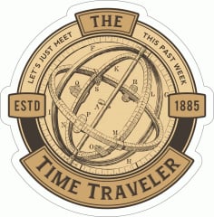 Time Travel Logo Design CDR Vectors File