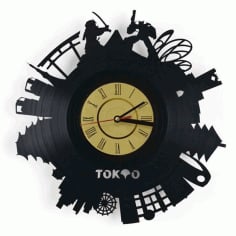 Tokyo Clock Frame CDR File