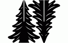 Tree Stand Laser Cut DXF File