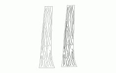 Tree Trunk Free DXF Vectors File