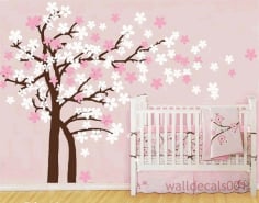 Tree Wall Decals Laser Cut Free CDR File