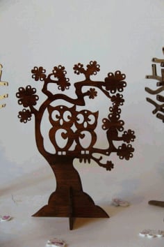 Tree with Birds CNC Router Plan CNC Laser Cut Free CDR File