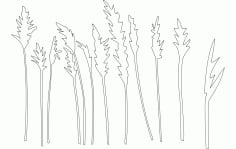 Trees And Plants Free DXF Vectors File