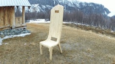 Trendy Chair Design CDR Vectors File
