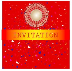 Triangle Abstract Background for Invitation Card Free Vector