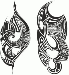 Tribal Tattoo Free CDR Vectors File