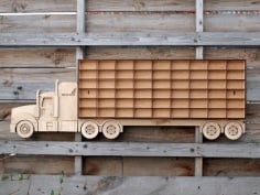 Truck Shelves for Kids CNC Laser Cutting Free CDR File