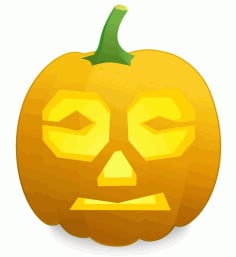 Tyrell Pumpkin Vector SVG File