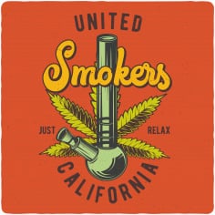 United Smoker Poster CDR File
