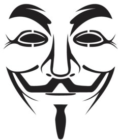 Vendetta Face Mask Free CDR Vector File