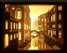 Venecia Light Box DXF and CDR File