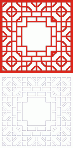 Versitle Tile Print Laser Cut CDR File