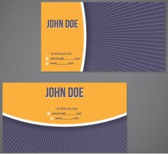 Visiting Card Design Business Card Free Vector